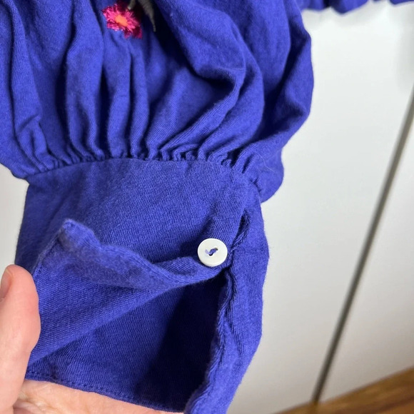 Free People Lita Top - Embroidery Balloon style top - XSMALL - Picture 8 of 9